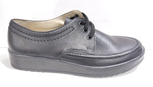 104-747A-1102 SALAMANDER п/б мужские, весенне-летние, чёрные