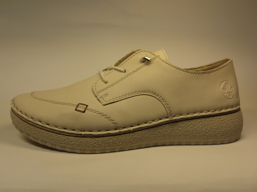 Rieker (п/б.жен. бежевые, рез.шнур. лето)