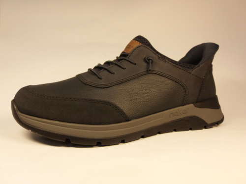 Rieker (п/бот.муж синие. шнурки, лето)