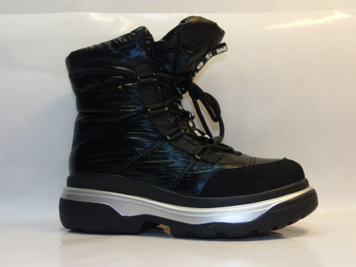 PM Shoes ( бот.жен. черн., шнурки, зима)