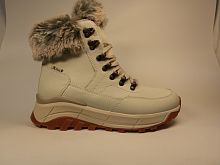 Rieker (бот.жен. белые, шнур, молния д/сез.)