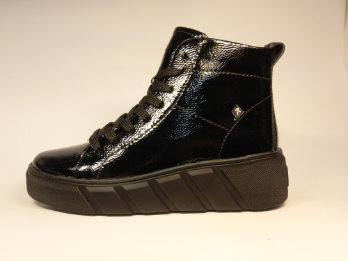 Rieker (бот.жен. черн.лак, шн. молния., д/сез)