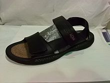 JONNY FIRE (сандалеты муж. черные,лип. лето)