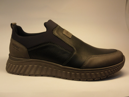 Rieker (п/бот.муж. сине-серые, язычок, лето)