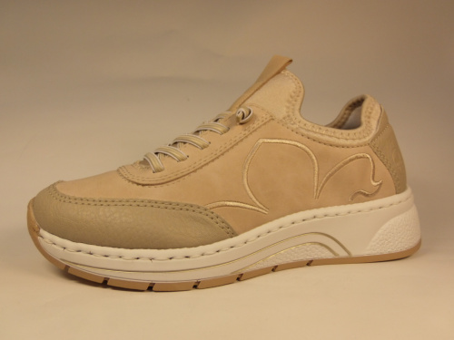 Rieker (п/бот.жен. бежев. шн. лето)