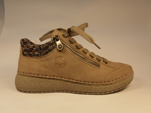 Rieker (бот.жен. беж, шнур, молния д/сез.)