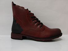 Rieker (Бот.жен.бордо,шнур/молн.,зима)