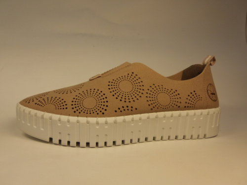 Rieker (п/бот.жен. беж. отверст,  лето)