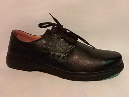 ROMER (п/бот. муж. черные, шнурок,лето)