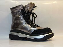 PM Shoes ( бот.жен. сер/черн., шнурки, зима)