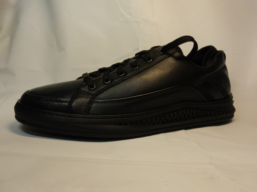 JONNY FIRE (п/бот. муж. черные, шнур., лето)