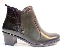 GOERGO (бот. жен. черные, молния, д/сез)