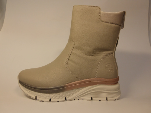 Rieker (бот.жен. бежев., молния д/сез.)