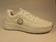 Rieker (п/бот.жен. белые шн. лето)